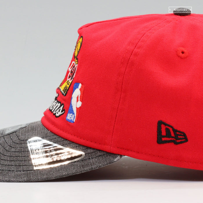 CHICAGO BULLS 1996, 1997, 1998 3 PEAT REPEAT NBA FINALS CHAMPIONS NEW ERA 19TWENTY SNAPBACK