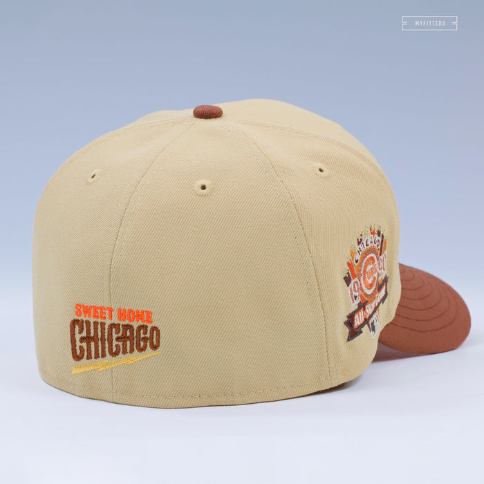 CHICAGO CUBS 1990 MLB ALL-STAR GAME GOLDEN GRAHAMS INSPIRED NEW ERA FITTED CAP