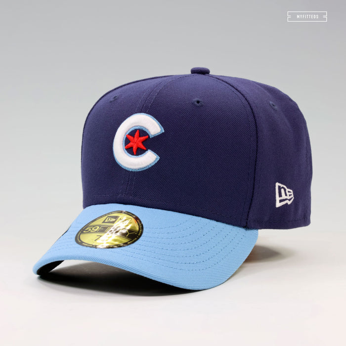 CHICAGO CUBS CITY CONNECT WRIGLEYVILLE ON-FIELD NEW ERA FITTED CAP