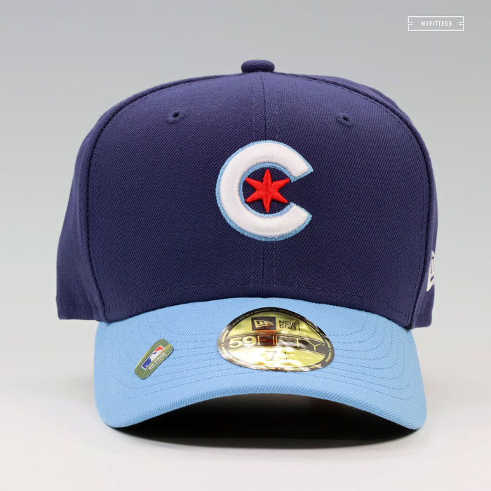 CHICAGO CUBS CITY CONNECT WRIGLEYVILLE ON-FIELD NEW ERA FITTED CAP