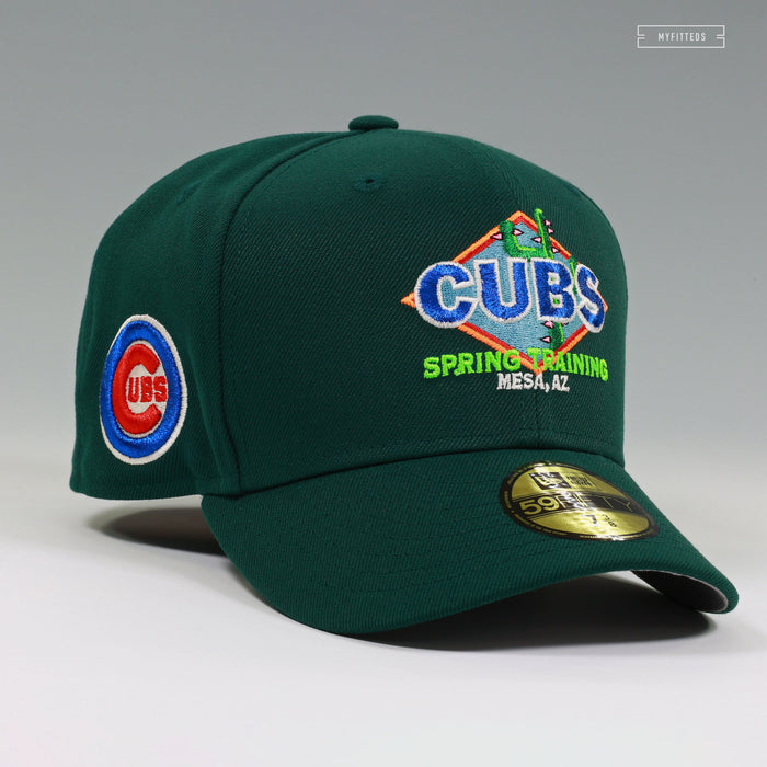CHICAGO CUBS SPRING TRAINING MESA, ARIZONA FIELD GREEN NEW ERA FITTED CAP