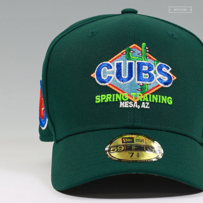 CHICAGO CUBS SPRING TRAINING MESA, ARIZONA FIELD GREEN NEW ERA FITTED CAP