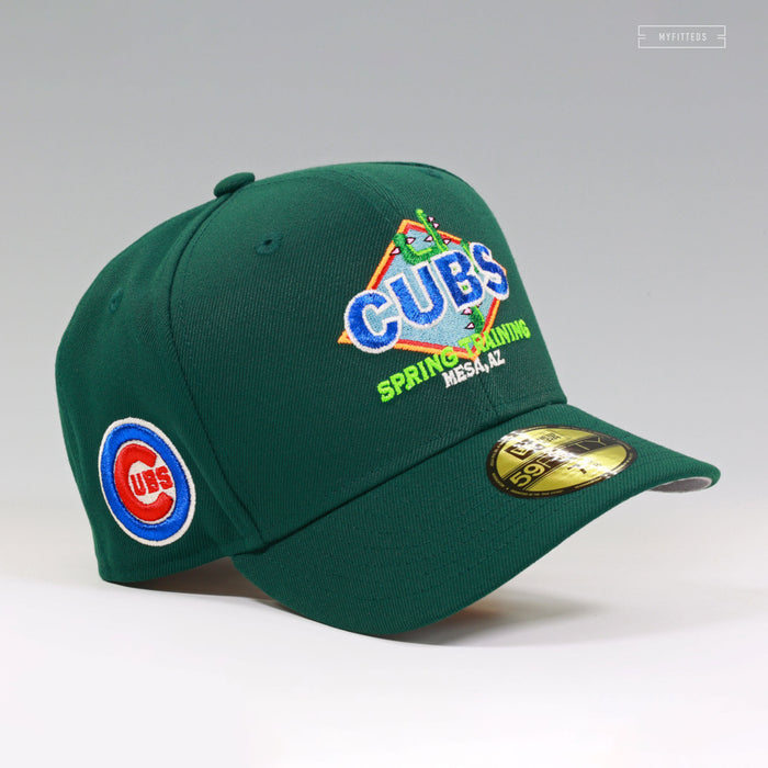 CHICAGO CUBS SPRING TRAINING MESA, ARIZONA FIELD GREEN NEW ERA FITTED CAP