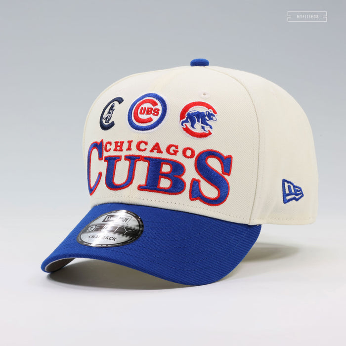 CHICAGO CUBS TEAM ARCHIVE OFF WHITE NEW ERA 9FIFTY SNAPBACK