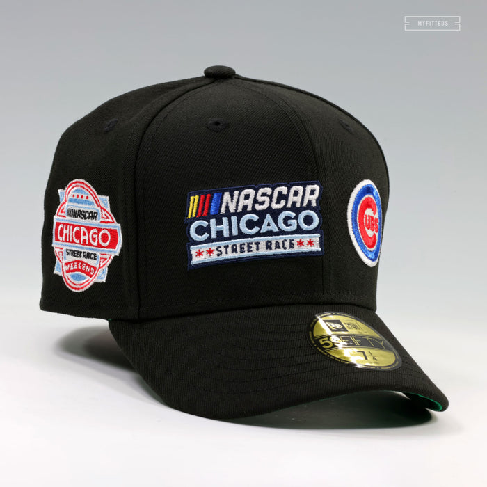 CHICAGO CUBS X NASCAR STREET RACE WEEKEND CHICAGO DOUBLE WHAMMY NEW ERA FITTED CAP