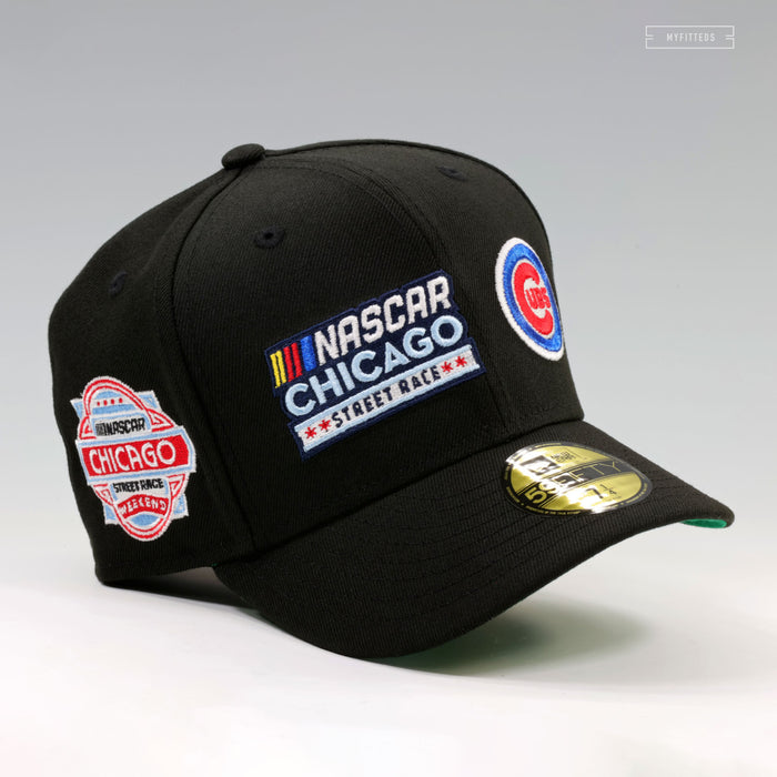 CHICAGO CUBS X NASCAR STREET RACE WEEKEND CHICAGO DOUBLE WHAMMY NEW ERA FITTED CAP