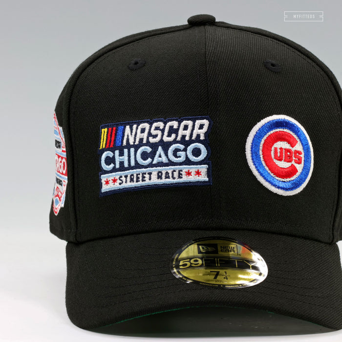 CHICAGO CUBS X NASCAR STREET RACE WEEKEND CHICAGO DOUBLE WHAMMY NEW ERA FITTED CAP