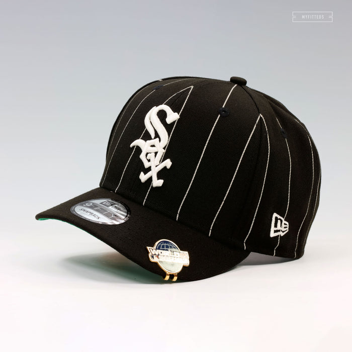 CHICAGO WHITE SOX 2005 WORLD SERIES CAP BYTES PINSTRIPE NEW ERA SNAPBACK