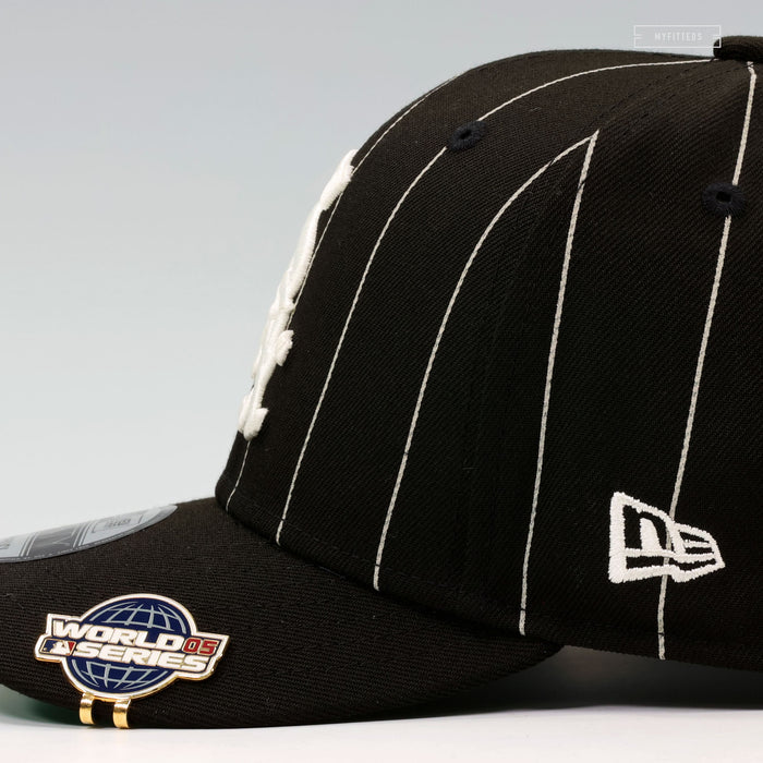 CHICAGO WHITE SOX 2005 WORLD SERIES CAP BYTES PINSTRIPE NEW ERA SNAPBACK