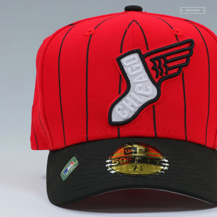 CHICAGO WHITE SOX 2025 CITY CONNECT ON-FIELD PINSTRIPE NEW ERA FITTED CAP