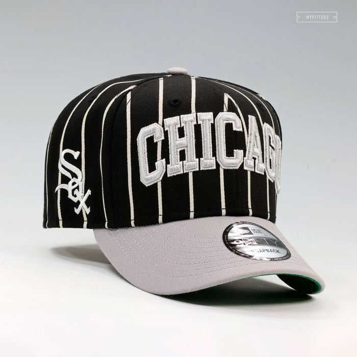 CHICAGO WHITE SOX ALTERNATE PRINTED PINSTRIPES NEW ERA 9FIFTY SNAPBACK HAT