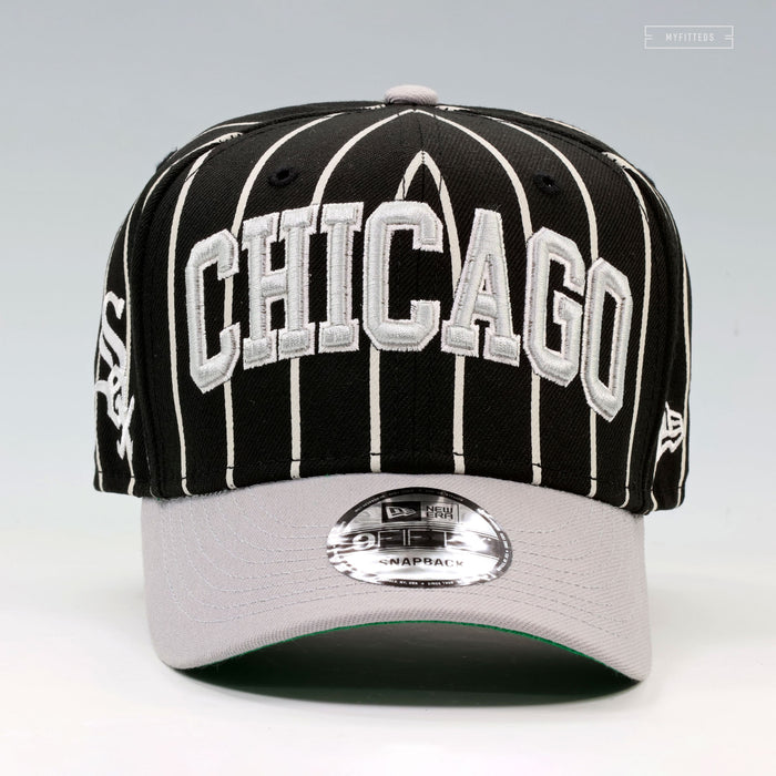 CHICAGO WHITE SOX ALTERNATE PRINTED PINSTRIPES NEW ERA 9FIFTY SNAPBACK HAT