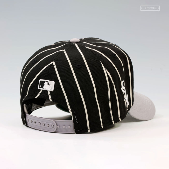 CHICAGO WHITE SOX ALTERNATE PRINTED PINSTRIPES NEW ERA 9FIFTY SNAPBACK HAT