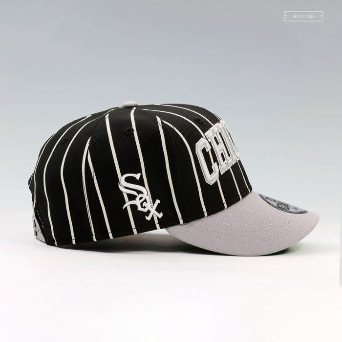 CHICAGO WHITE SOX ALTERNATE PRINTED PINSTRIPES NEW ERA 9FIFTY SNAPBACK HAT