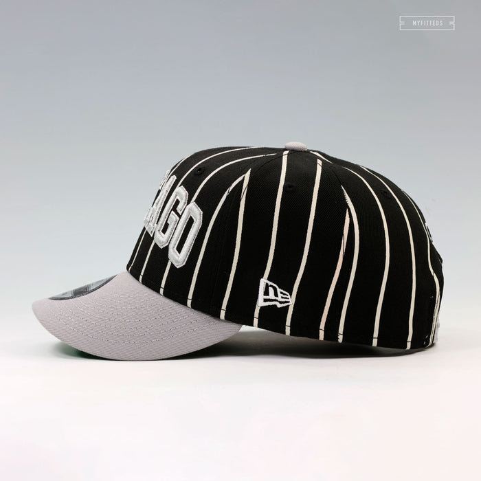 CHICAGO WHITE SOX ALTERNATE PRINTED PINSTRIPES NEW ERA 9FIFTY SNAPBACK HAT