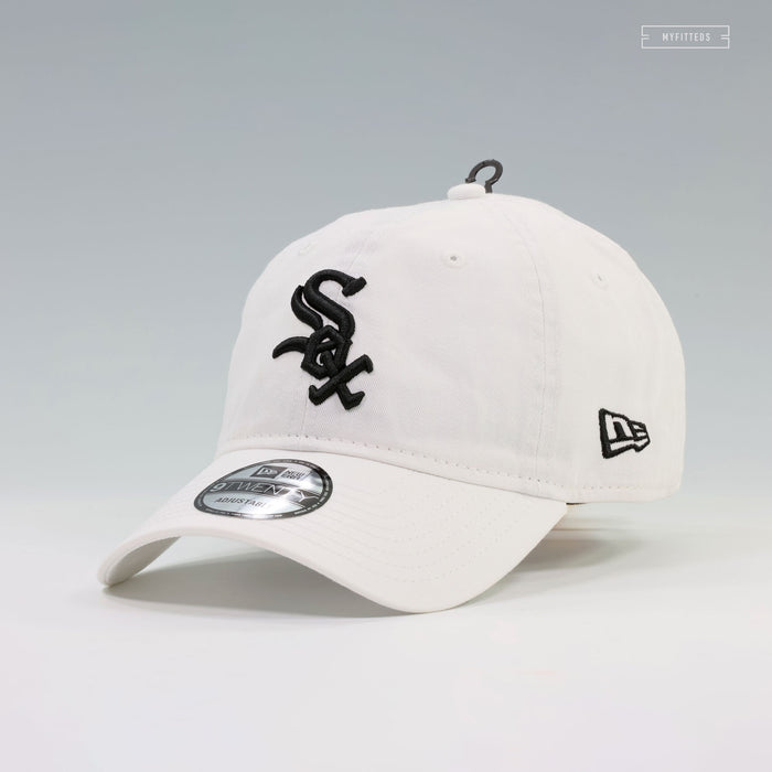 CHICAGO WHITE SOX GLACIAL WHITE NEW ERA 9TWENTY ADJUSTABLE DAD HAT