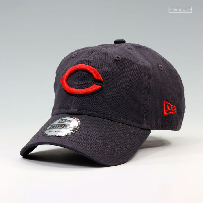 CINCINNATI REDS CARBON GRAPHITE NEW ERA 9TWENTY ADJUSTABLE DAD HAT