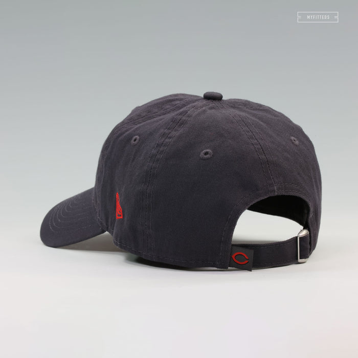 CINCINNATI REDS CARBON GRAPHITE NEW ERA 9TWENTY ADJUSTABLE DAD HAT
