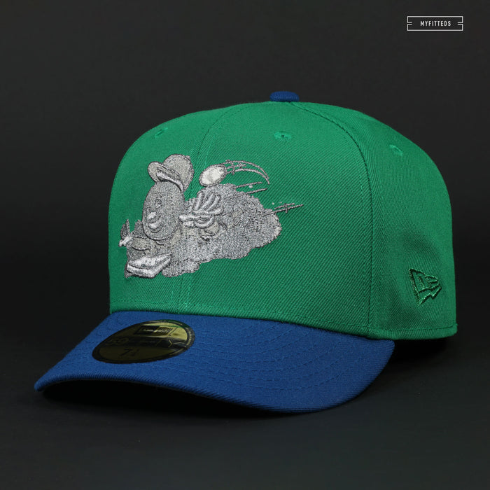 CINCINNATI REDS THE SLIDING MR. REDLEGS METAL LUIGI INSPIRED NEW ERA FITTED CAP