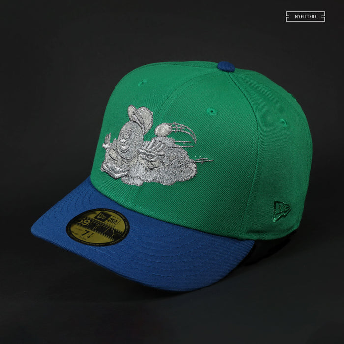 CINCINNATI REDS THE SLIDING MR. REDLEGS METAL LUIGI INSPIRED NEW ERA FITTED CAP