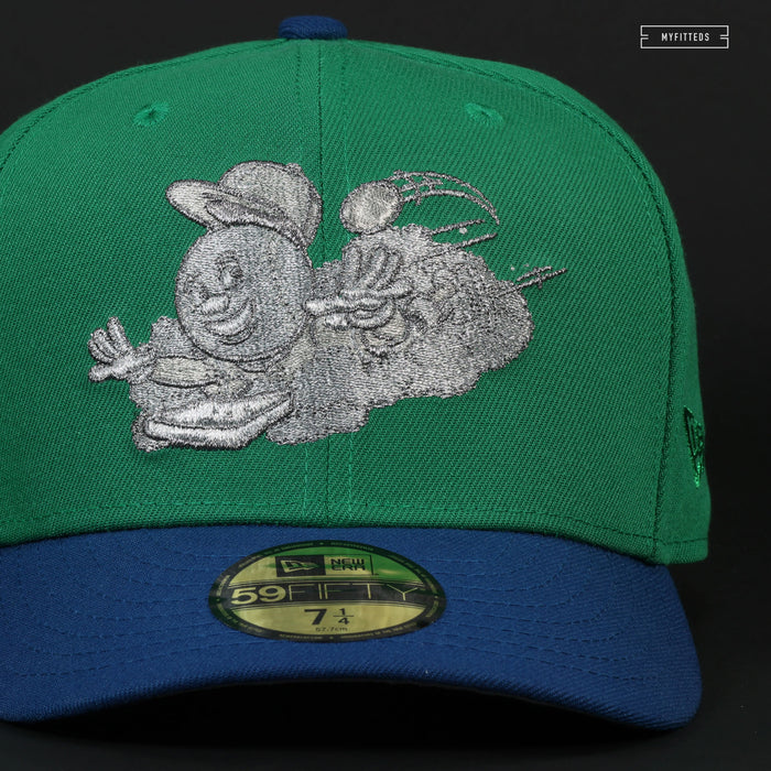 CINCINNATI REDS THE SLIDING MR. REDLEGS METAL LUIGI INSPIRED NEW ERA FITTED CAP