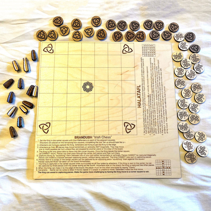 Classic Medieval Games Brandubh & Halatafl