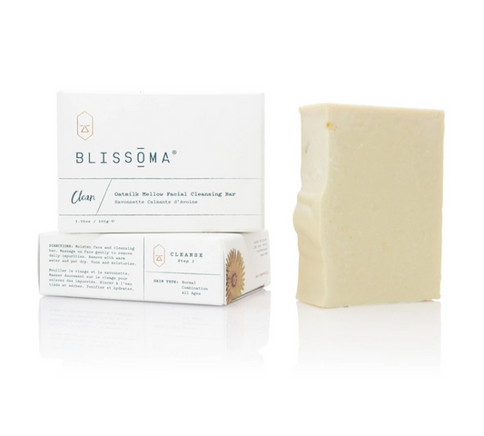 Blissoma Clean -Oatmilk Mellow Facial Cleansing Bar