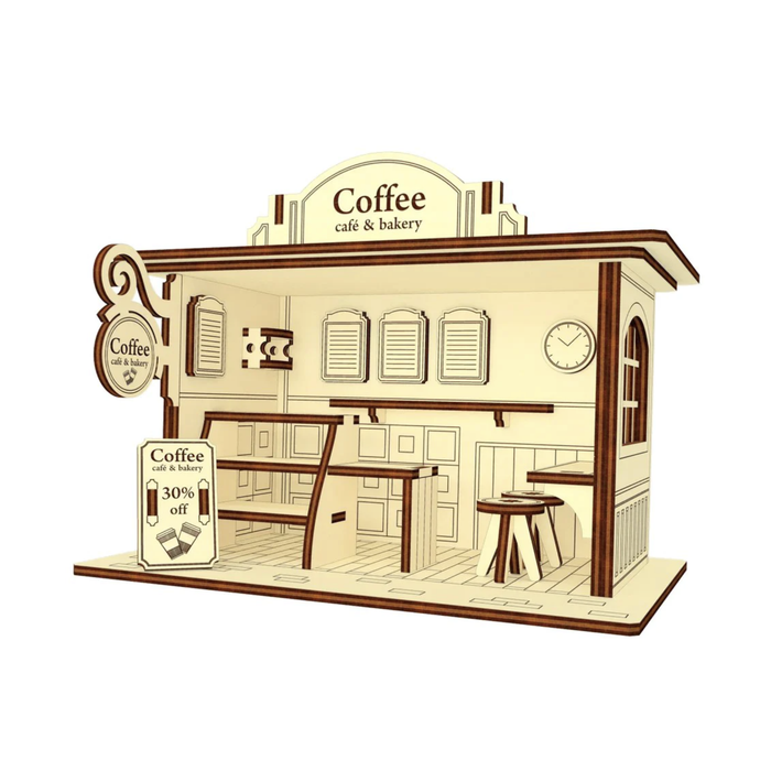 "Coffee - Cafe & Bakery" Miniature - Glowforge