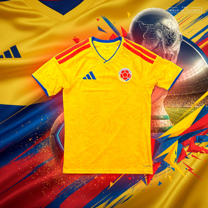 ADIDAS COLOMBIA 2026 FIFA WORLD CUP™ HOME SLIM FIT MENS SOCCER JERSEY