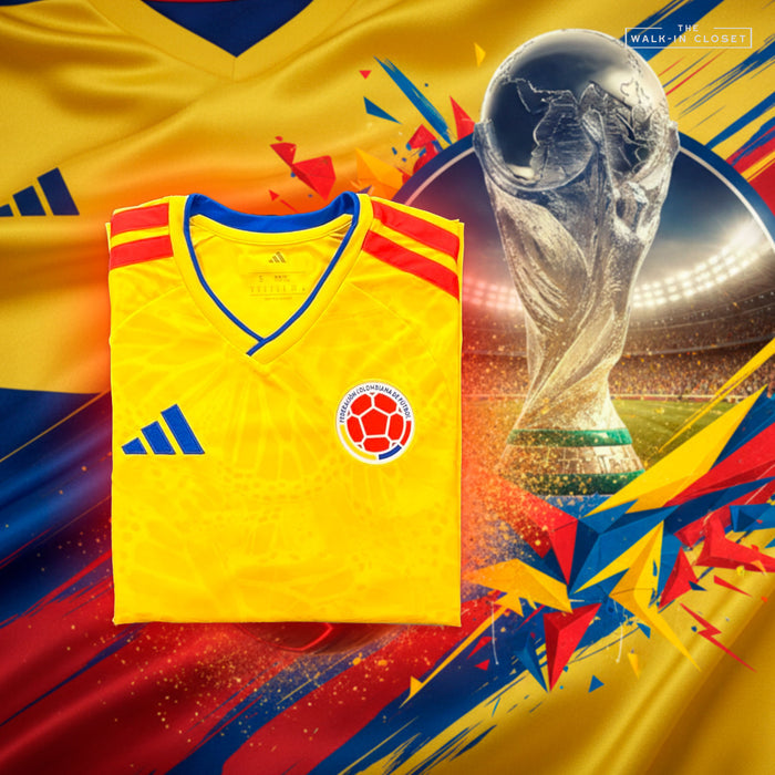 ADIDAS COLOMBIA 2026 FIFA WORLD CUP™ HOME SLIM FIT MENS SOCCER JERSEY