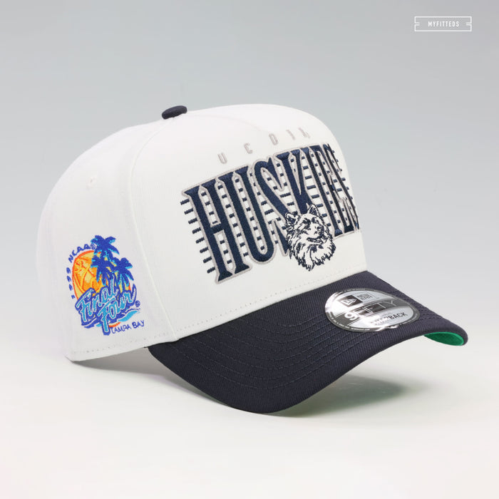 CONNECTICUT HUSKIES 1999 NCAA FINAL FOUR COLLEGE VAULT 9FIFTY A-FRAME NEW ERA SNAPBACK HAT