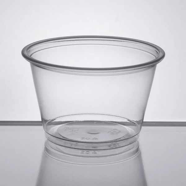CONTAINER/ Portion, Plastic 4 oz, 2500/cs-Food Service