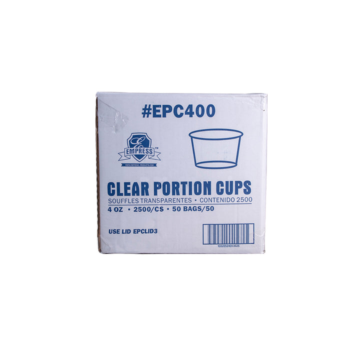 CONTAINER/ Portion, Plastic 4 oz, 2500/cs-Food Service