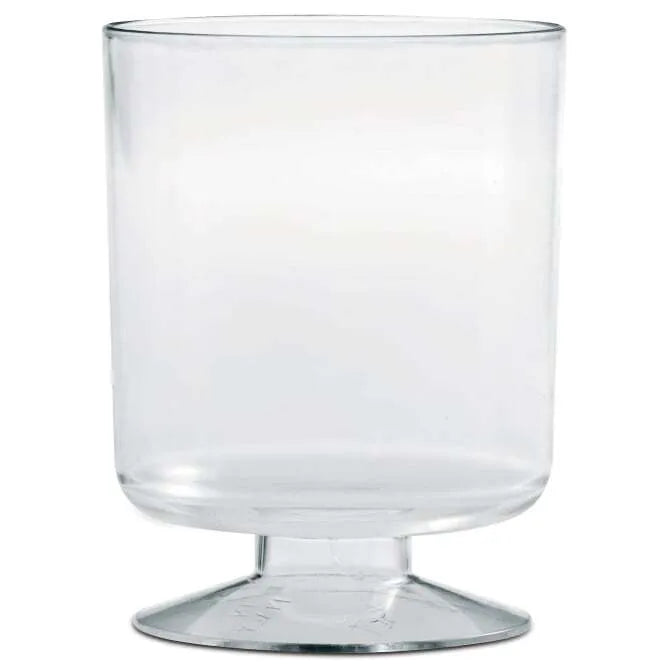 Cylinder Goblet with Base 5.07 oz Capacity shot zoomed in and shot on a white silo background.