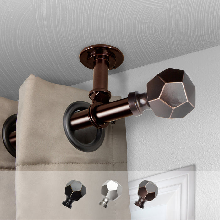 Darden 1" Ceiling Curtain Rod/ Room Divider
