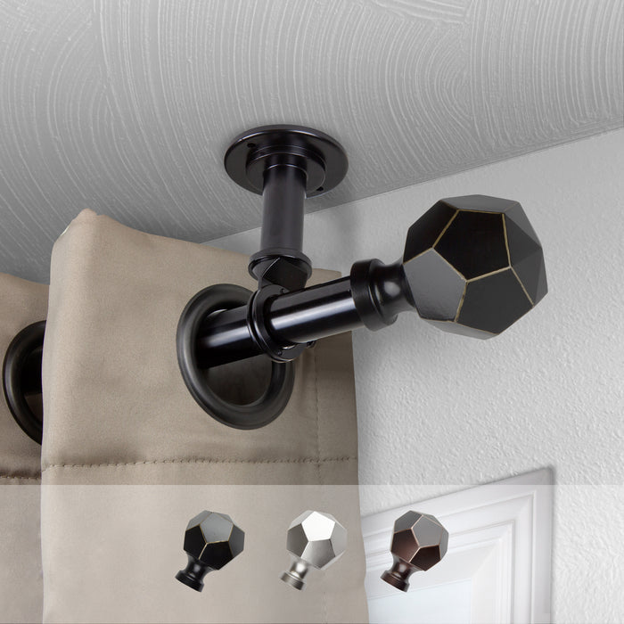 Darden 1" Ceiling Curtain Rod/ Room Divider