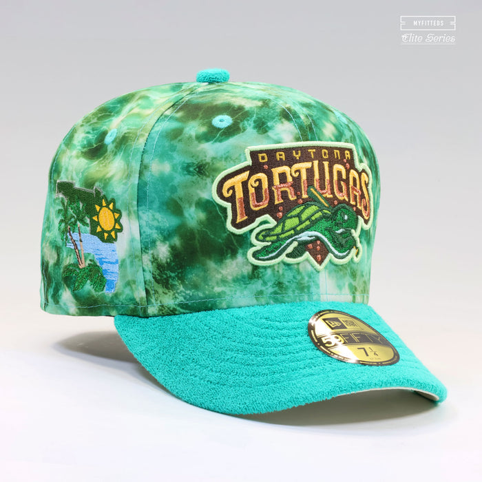 DAYTONA TORTUGAS BACK TO THE SEA ULTRAVIOLET ELITE SERIES NEW ERA FITTED CAP