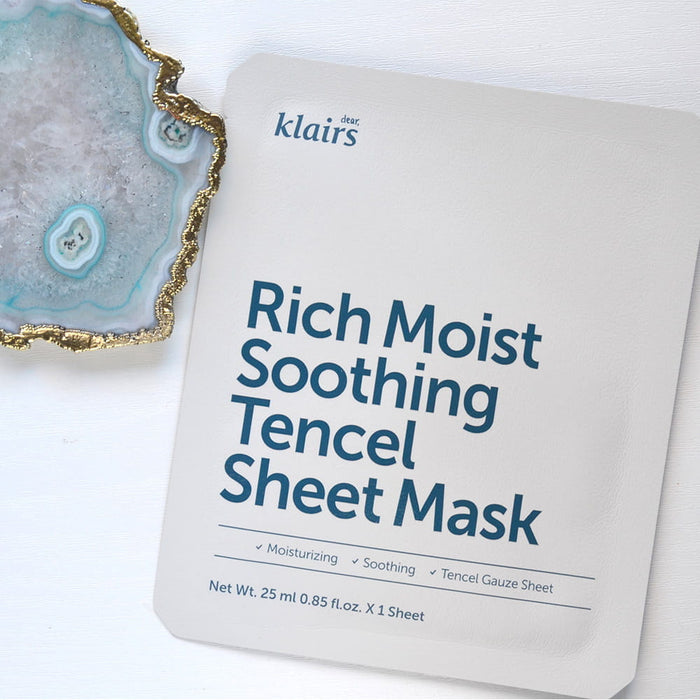 Dear Klairs Rich Moist Soothing Tencel Sheet Mask 1Pc