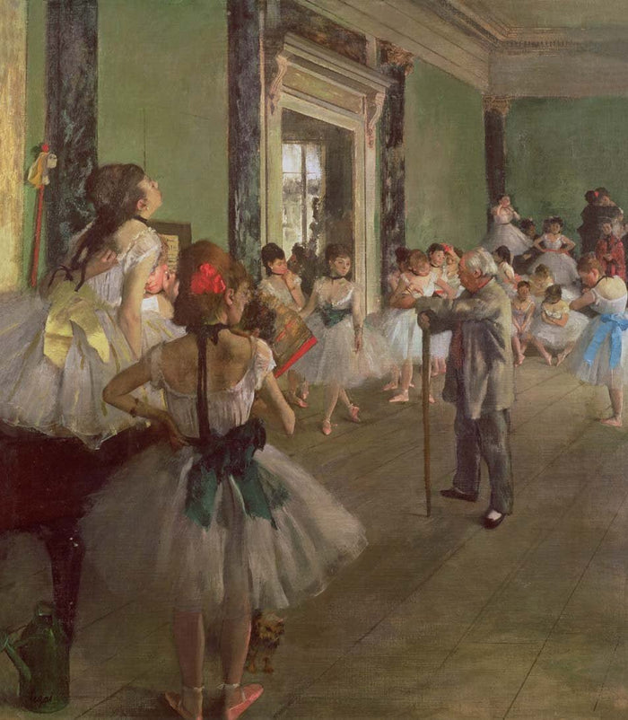 Degas "The Dancing Class" (19th) Wall Decal (3 Sizes Available)