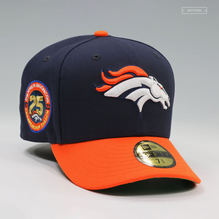 DENVER BRONCOS 1997 CHAMPIONSHIP SEASON 25TH ANNIVERSARY NEW ERA FITTED CAP