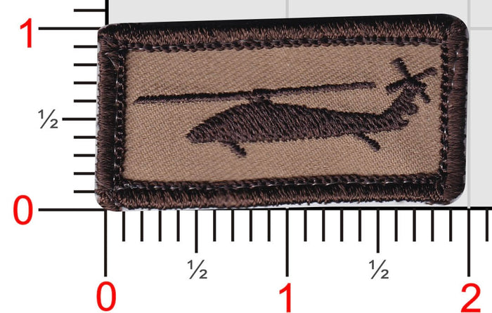 Desert Subdued UH-60 Blackhawk Tab Patch