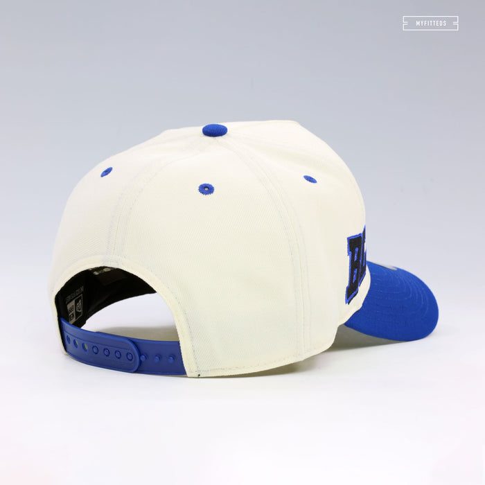 DUKE BLUE DEVILS MARCH MADNESS OVERSIZED 9FIFTY A-FRAME NEW ERA SNAPBACK HAT