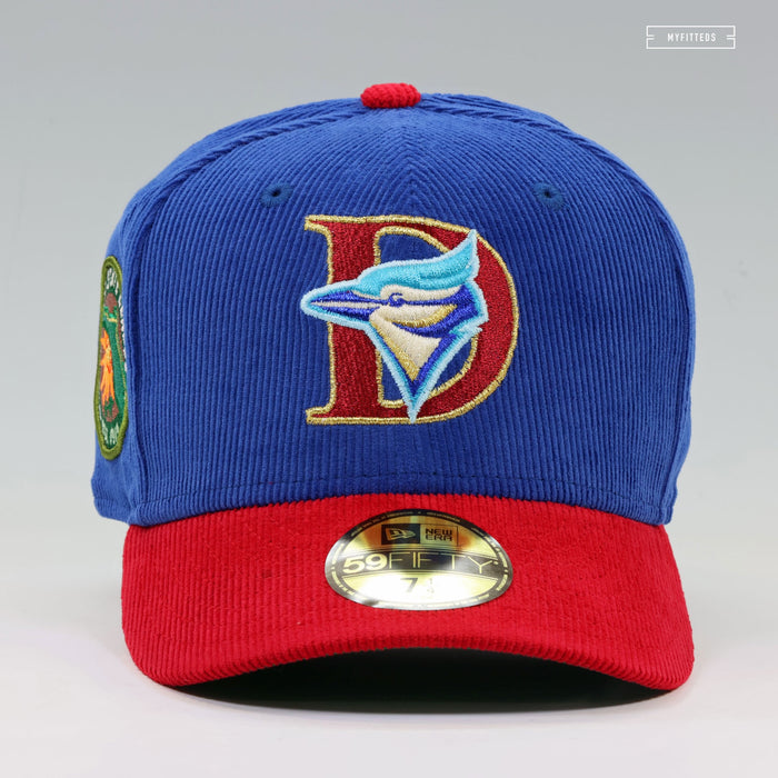 DUNEDIN BLUE JAYS FLORIDA STATE LEAGUE CORDUROY NEW ERA FITTED CAP