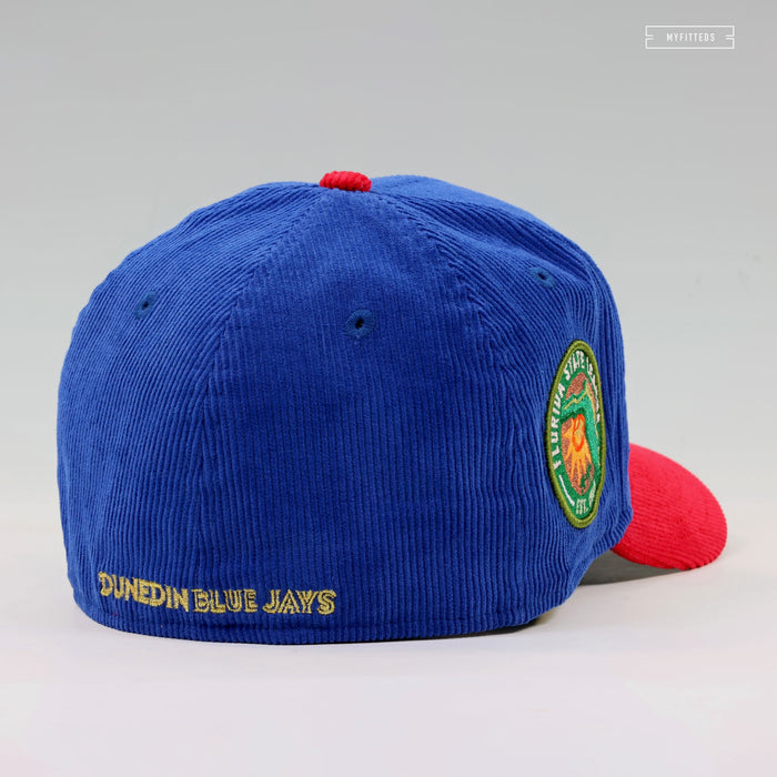 DUNEDIN BLUE JAYS FLORIDA STATE LEAGUE CORDUROY NEW ERA FITTED CAP