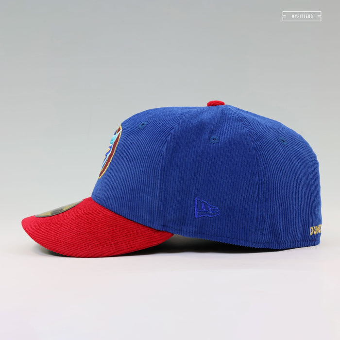 DUNEDIN BLUE JAYS FLORIDA STATE LEAGUE CORDUROY NEW ERA FITTED CAP