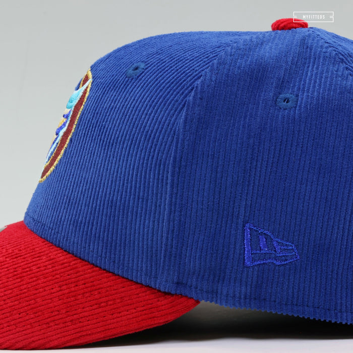 DUNEDIN BLUE JAYS FLORIDA STATE LEAGUE CORDUROY NEW ERA FITTED CAP