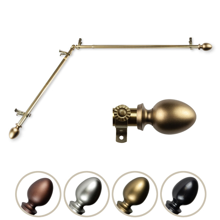 Emeka Single Corner Curtain Rod