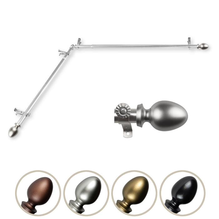 Emeka Single Corner Curtain Rod