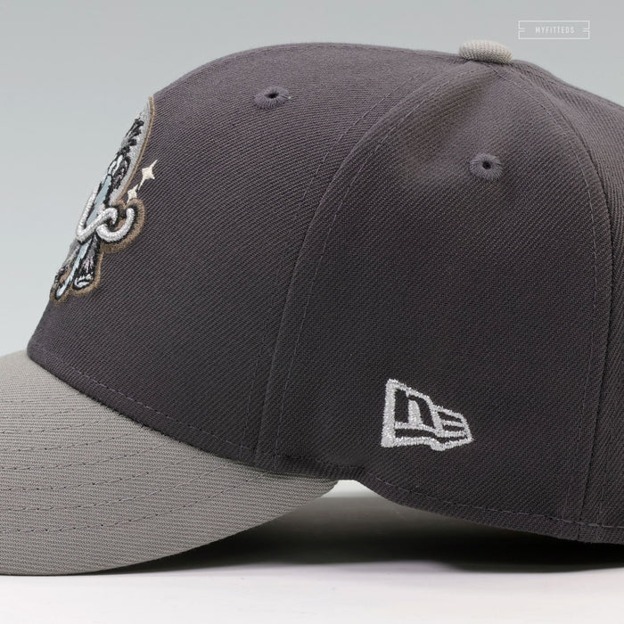 ERIE SEAWOLVES X MOON MAMMOTHS 30 SEASONS LUNAR MOON DUST NEW ERA FITTED CAP