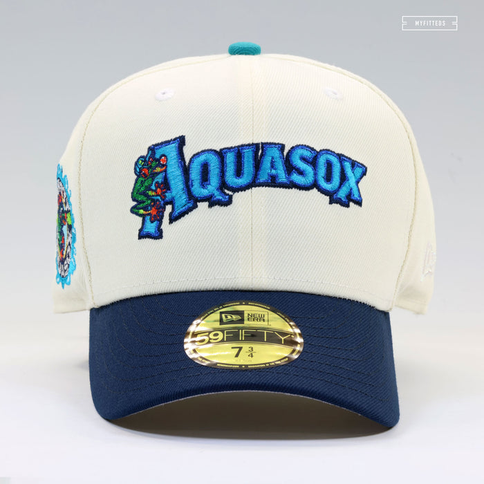 EVERETT AQUASOX JERSEY WORDMARK OFF WHITE NEW ERA FITTED CAP